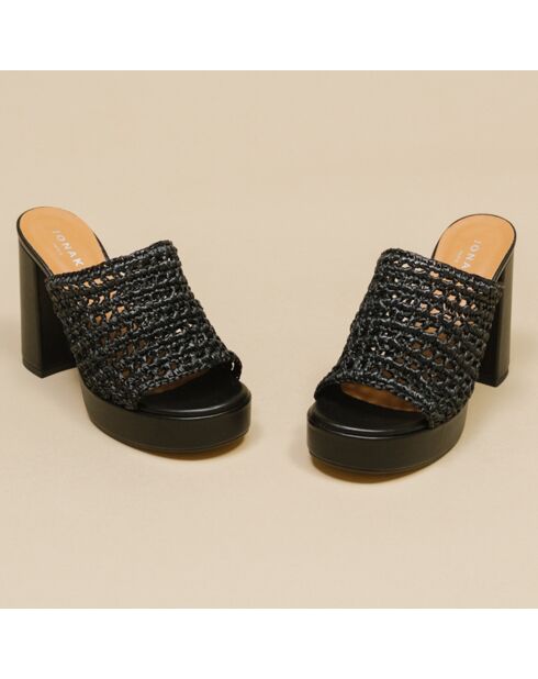 Sandales Juliette noires - Talon 10 cm